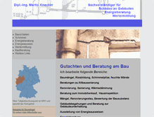 Tablet Screenshot of bausachverstaendiger-knauber.de
